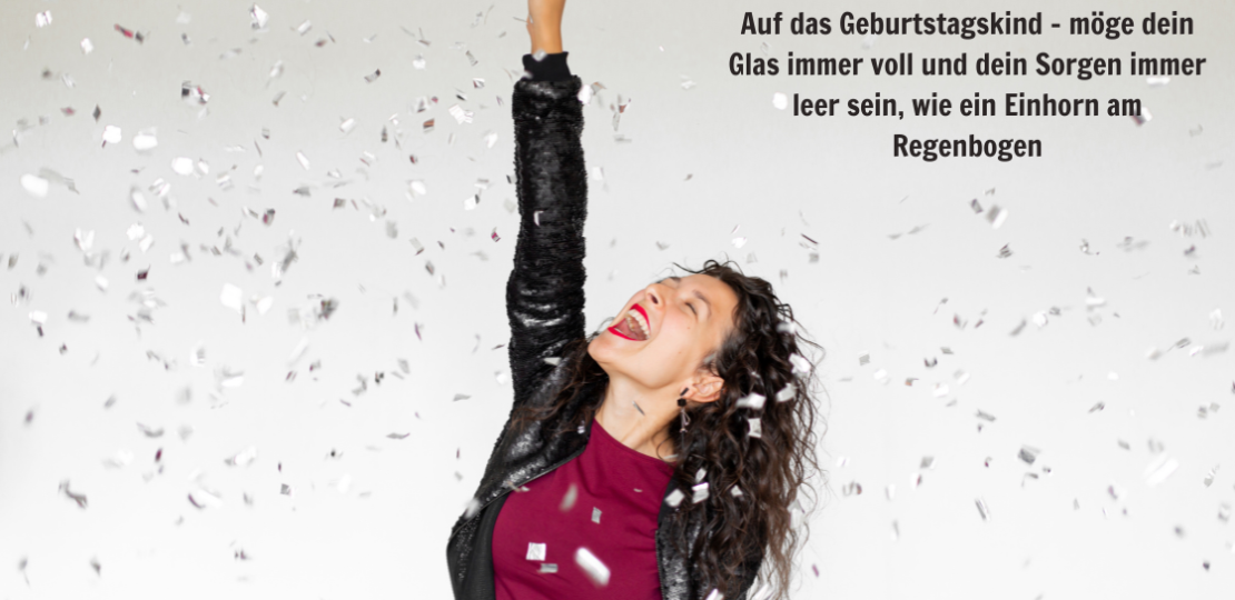 Geburtstagswünsche für Frauen Einhorn