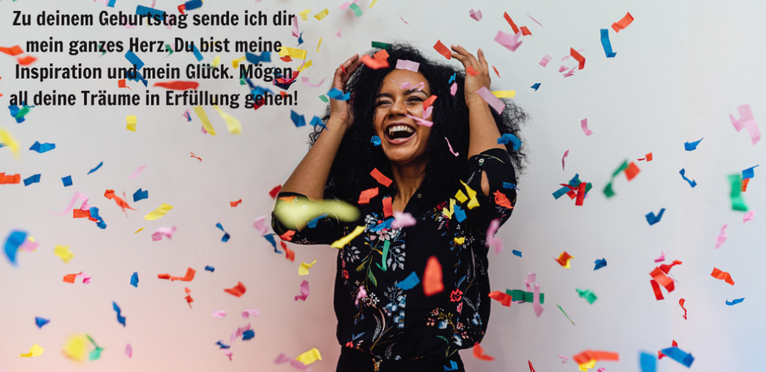 Originelle Geburtstagswünsche für Frauen