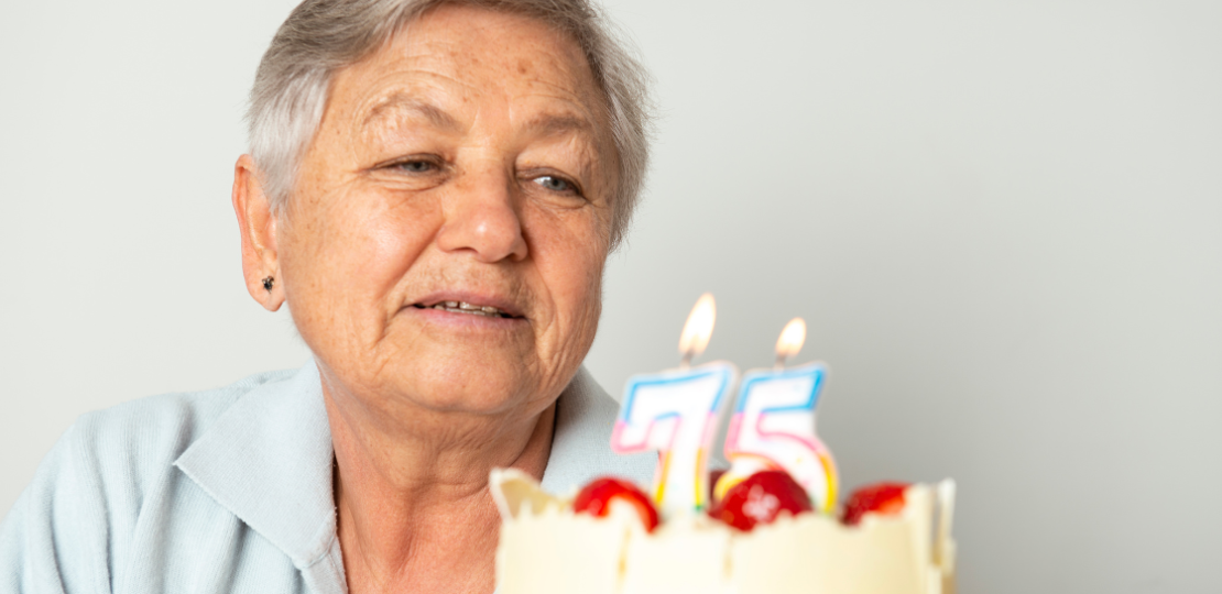 Geburtstagsgedicht für eine 75-jährige Frau