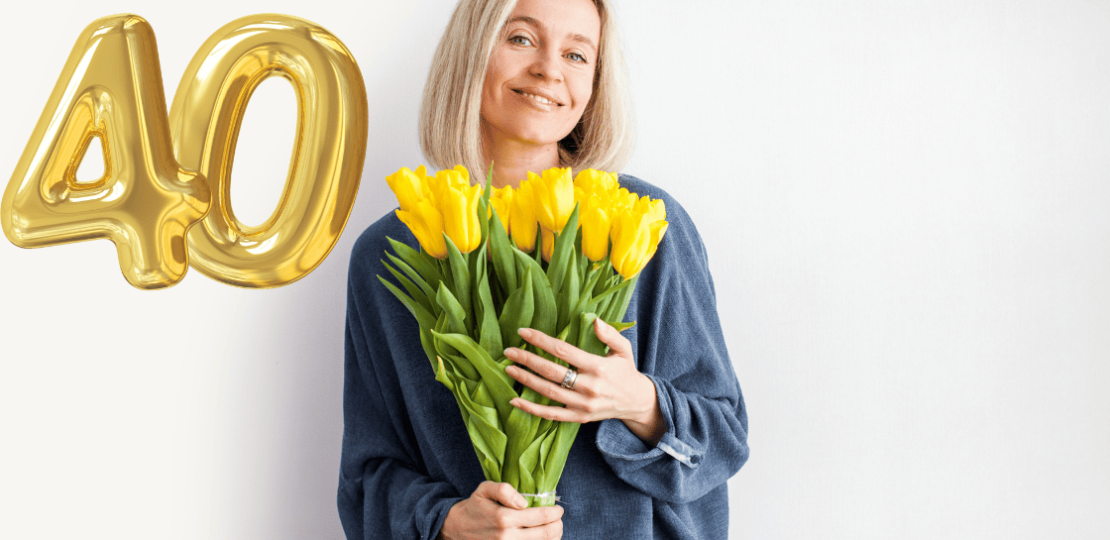 Geburtstagswünsche für eine Frau zum 40. Geburtstag