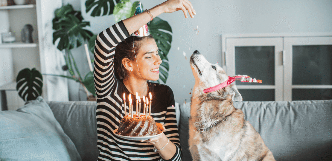 geburtstag der frau hund